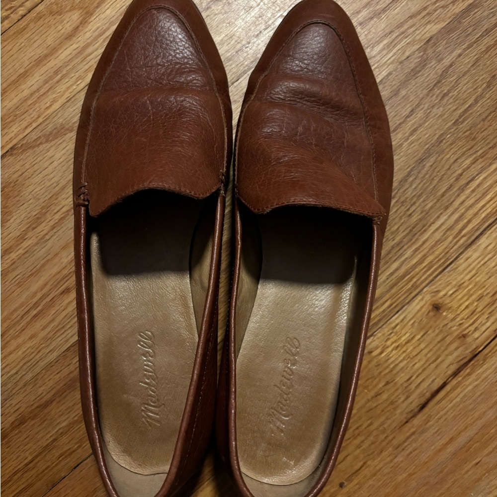 Madewell Brown Leather Loafers
